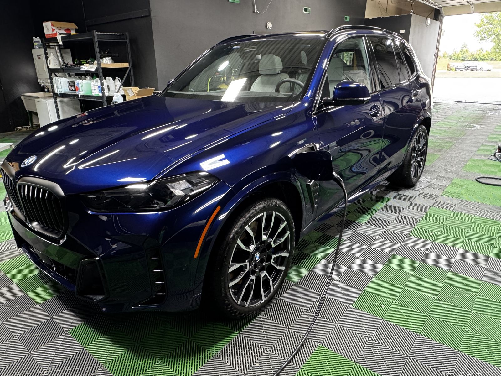 BMW X5 with 5-year ceramic coating after one-step polish, Bull Valley IL